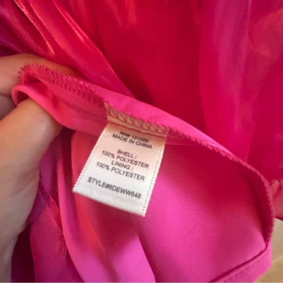 Allison + Kelly Barbie Pink Puff Sleeve Party Dress | Size S | NWT - Picture 7 of 8